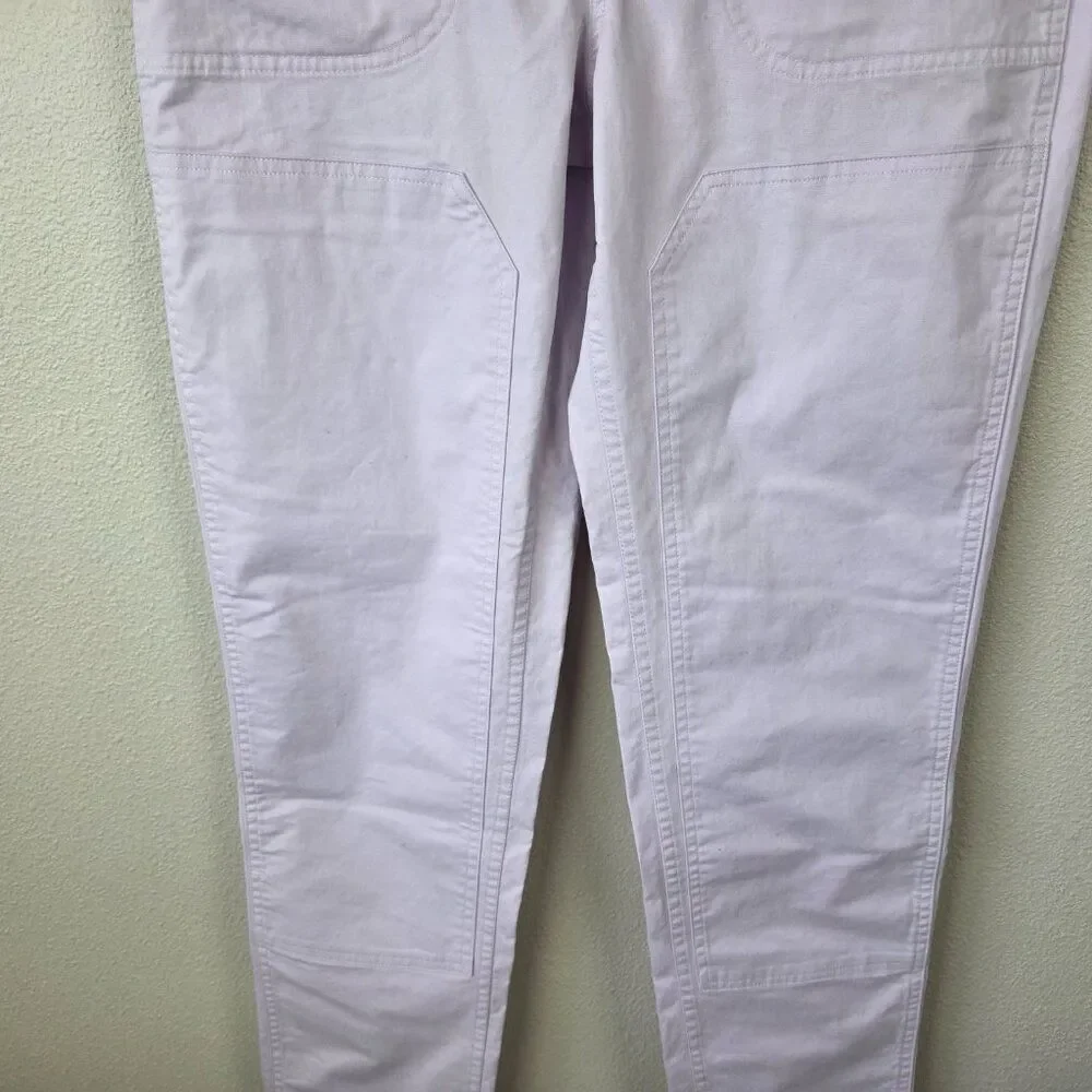 Stio Womens Rivet Twill Carpenter Pants Size 0 Lavender Fog Purple NEW Gorpcore
